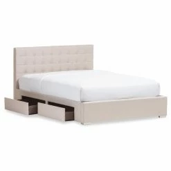 Coupon 🥰 King HN Home Manchester Transitional Storage Platform Bed ⭐ -Beds Shop detail2WSI4311