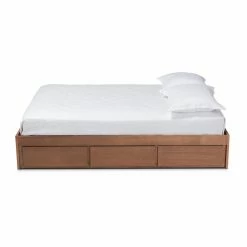 Best Pirce 🎁 Queen Baxton Studio Wren Platform Storage Bed 😉 -Beds Shop detail2WSI4976