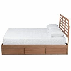 Promo 🌟 Queen Baxton Studio Piera Platform Storage Bed 🎉 -Beds Shop detail2WSI5010