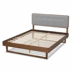 Hot Sale 🤩 Queen Baxton Studio Natalia Platform Bed 😍 -Beds Shop detail2WSI5020