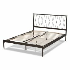 Wholesale 🎉 Queen Baxton Studio Nano Platform Bed ✔️ -Beds Shop detail2WSI5021