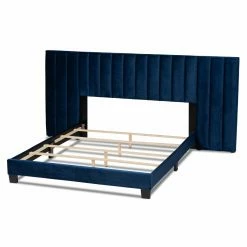 Best deal 👏 King Baxton Studio Fiorenza Panel Bed 😍 -Beds Shop detail2WSI5073