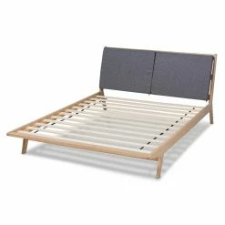 Coupon 🧨 King Baxton Studio Emile Platform Bed 👏 -Beds Shop detail2WSI5076