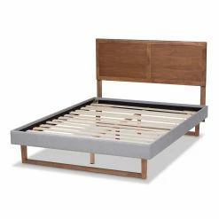 Best Pirce 🎁 King Baxton Studio Eloise Platform Bed ⌛ -Beds Shop detail2WSI5082
