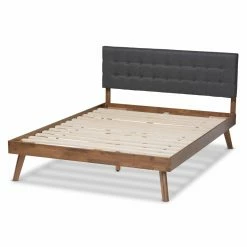 Best Sale 😍 King Baxton Studio Devan Platform Bed 🥰 -Beds Shop detail2WSI5091