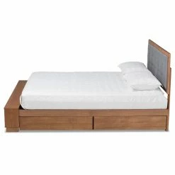 Best Pirce 🌟 Queen Baxton Studio Cosma Platform Storage Bed 🌟 -Beds Shop detail2WSI5094