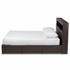 New ⌛ Queen Baxton Studio Blaine 6-Drawer Platform Storage Bed 🌟 -Beds Shop detail2WSI5108