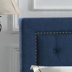 Hot Sale 🎁 Full/Double Abbyson Florence Upholstered Platform Bed 🔔 -Beds Shop detail3ABBY2247