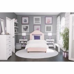 Deals ❤️ DHP Savannah Upholstered Bed - Twin ⭐ -Beds Shop detail3AMW855