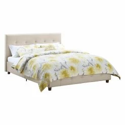 Cheapest 🌟 King DHP Rose Upholstered Platform Bed 🎉 -Beds Shop detail3AMW862