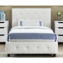 Outlet 😉 King DHP Dakota Tufted Platform Bed 🔥 -Beds Shop detail3AMW864