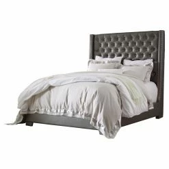 Cheap 🔥 California King Signature Design By Ashley Coralayne Upholstered Low Profile Bed 👍 -Beds Shop detail3ASHY3245