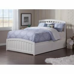 Cheapest 🔔 Full/Double AFI Furnishings Richmond Platform Bed With Matching Foot Board ✔️ -Beds Shop detail3ATF899