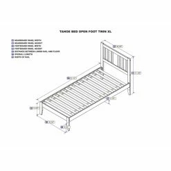 Buy 😀 Full/Double Atlantic Furniture Tahoe Platform Bed 💯 -Beds Shop detail3ATF928