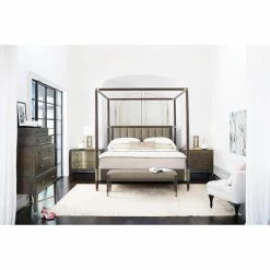 New 🧨 King Bernhardt Clarendon Canopy Bed 🛒 -Beds Shop detail3BERF1232