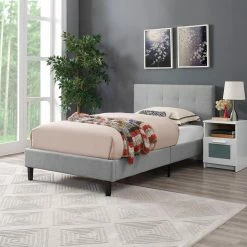 Wholesale 👍 Queen Modway Linnea Upholstered Platform Bed 🔥 -Beds Shop detail3EEI1445