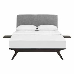 Promo ✔️ Queen Modway Tracy 3 Piece Upholstered Platform Bed ⌛ -Beds Shop detail3EEI1716