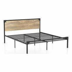Deals ⌛ California King Furniture Of America Nikman Industrial Metal Platform Bed 💯 -Beds Shop detail3ENLB5290