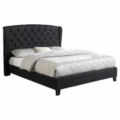 Cheapest 😍 Best Master Furniture Jackman Platform Bed - California King - Black 🔔 -Beds Shop detail3FIRR316