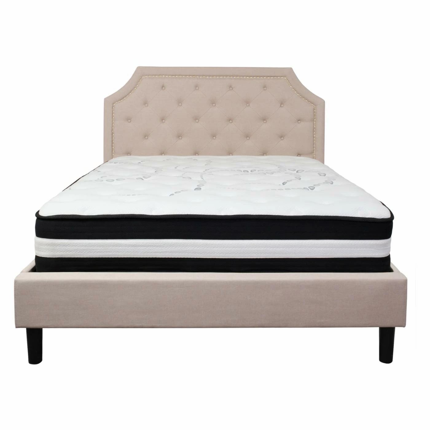 Top 10 π King Flash Furniture Brighton Tufted Upholstered Platform Bed With Pocket Spring Mattress π₯ 8 Top 10 π King Flash Furniture Brighton Tufted Upholstered Platform Bed With Pocket Spring Mattress π₯ - Image 6