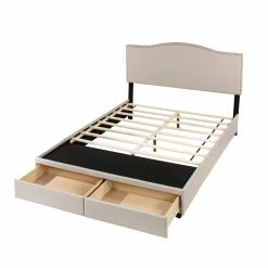 Cheap ✨ King Hillsdale Furniture Kiley Upholstered Storage Platform Bed 🎁 -Beds Shop detail3HL5411