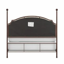 Best deal 🛒 Full/Double HN Home Ventura Transitional Upholstered Metal Standard Bed 🛒 -Beds Shop detail3HME2878