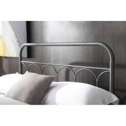 Deals 🥰 Queen Hodedah Imports Arched Metal Platform Bed 🛒 -Beds Shop detail3HODE091