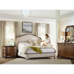 Top 10 π― King Hooker Furniture Archivist Upholstered Shelter Panel Bed π 13 Top 10 π― King Hooker Furniture Archivist Upholstered Shelter Panel Bed π -Beds Shop detail3HOOK5414