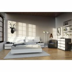 Outlet π Queen Nexera Panoramic Headboard And Platform Bed π₯° 17 Outlet π Queen Nexera Panoramic Headboard And Platform Bed π₯° -Beds Shop detail3MFI732
