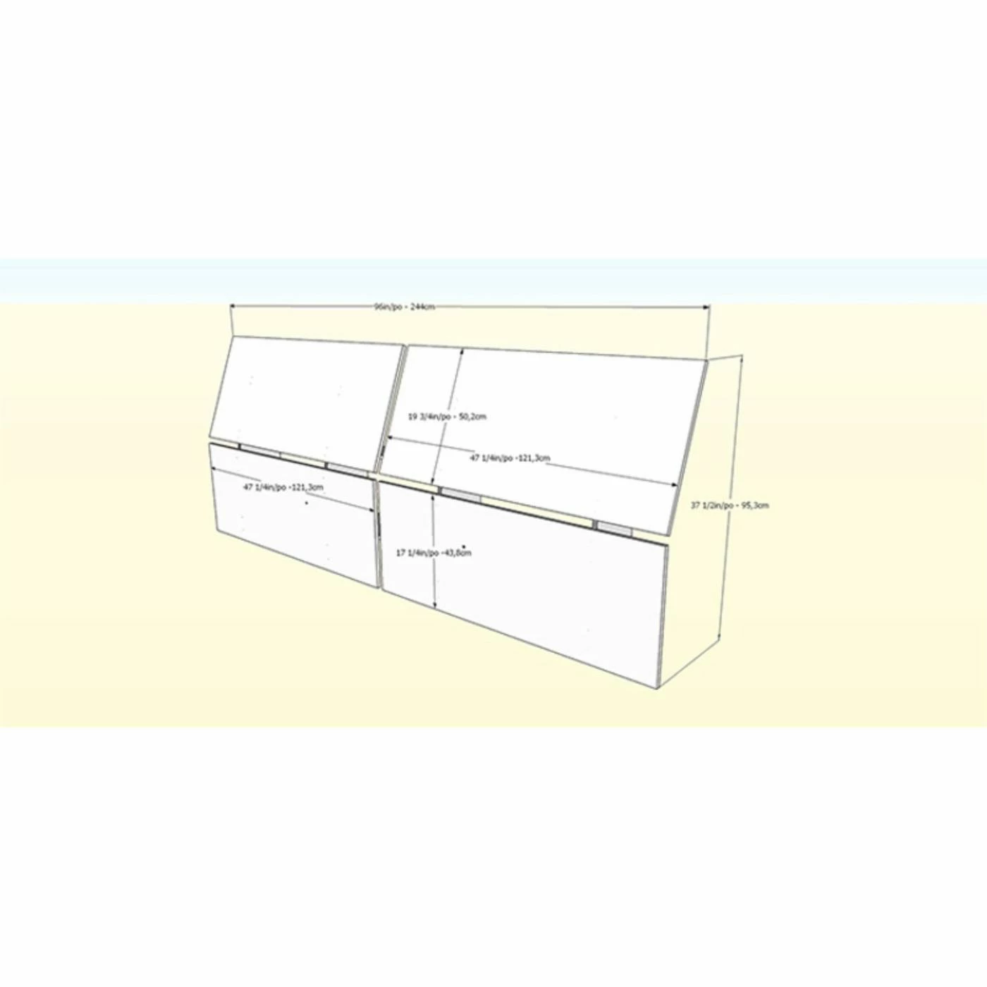 Discount π Queen Nexera Rebel Panoramic Platform Storage Bed With Nightstand π 8 Discount π Queen Nexera Rebel Panoramic Platform Storage Bed With Nightstand π - Image 6