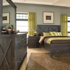 Cheap 💯 Modus Full/Double Yosemite Solid Wood Panel Bed 🛒 -Beds Shop detail3MOD787