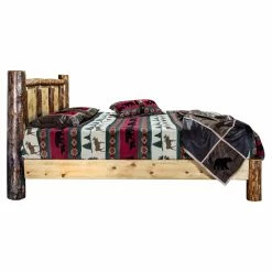 Top 10 ✔️ California King Montana Woodworks Glacier Country Collection Platform Bed With Laser Engraved Design 🥰 -Beds Shop detail3MONT374