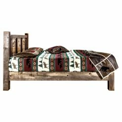 Cheap 👏 Queen Montana Woodworks Homestead Collection Platform Bed With Laser Engraved Design ✔️ -Beds Shop detail3MONT378