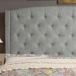 Buy 🎁 King Rosevera Moderata Upholstered Panel Bed 😉 -Beds Shop detail3ROSE023