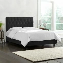 Promo π Skyline Furniture California King Skyline Tufted Linen Upholstered Panel Bed π― 17 Promo π Skyline Furniture California King Skyline Tufted Linen Upholstered Panel Bed π― -Beds Shop detail3SKY1730