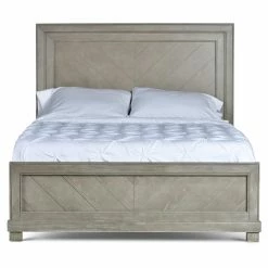 Cheap 🎉 King Steve Silver Co. Montana Rustic Panel Bed 😀 -Beds Shop detail3SSC2959