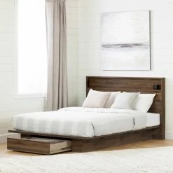 Best reviews of 👏 Queen South Shore Tao Underbed Storage Platform Bed 🧨 -Beds Shop detail3SSI1915