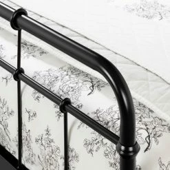 Flash Sale ❤️ Queen South Shore Plenny Spindle Metal Platform Bed 🎉 -Beds Shop detail3SSI1936