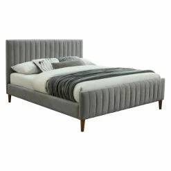Best Pirce 🎉 King Worldwide Home Furnishings Upholstered Platform Bed 💯 -Beds Shop detail3WORW440