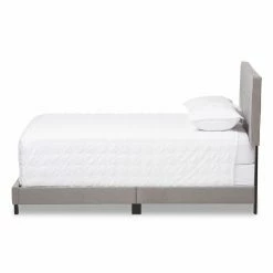 Cheapest 👍 King Baxton Studio Hampton Low Profile Bed 🔥 -Beds Shop detail3WSI3212