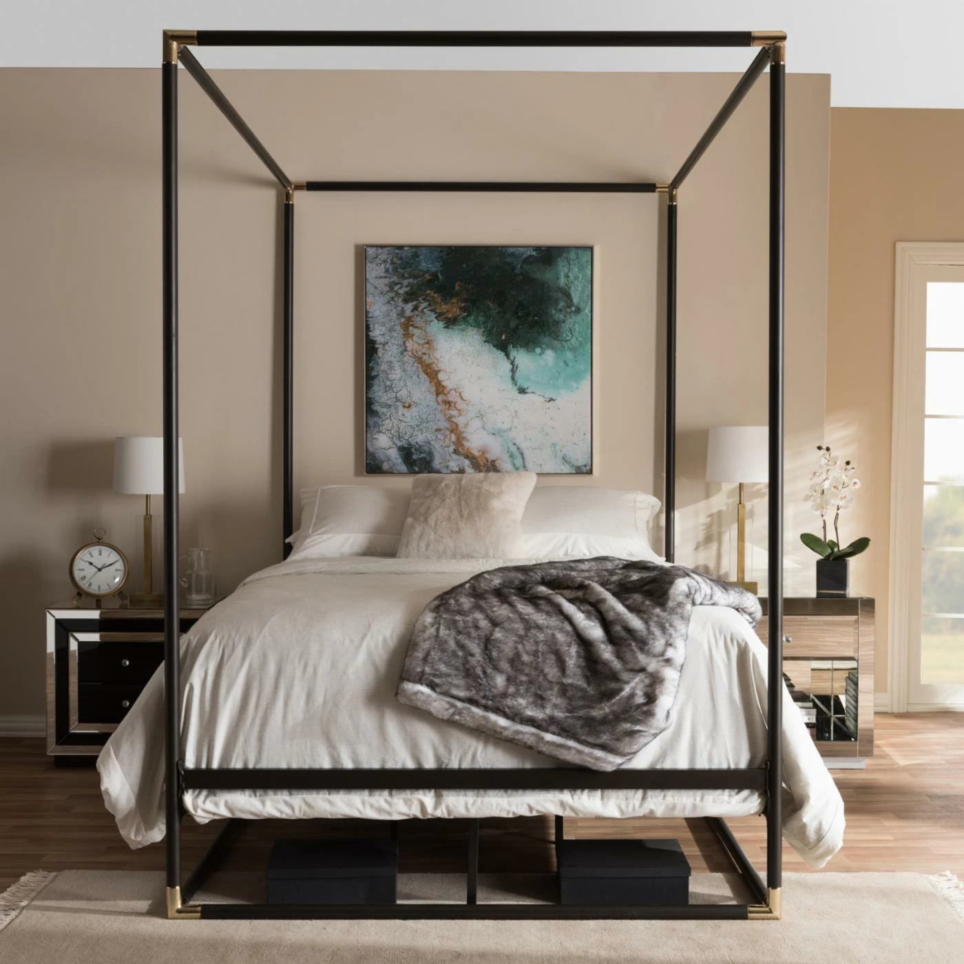 Best reviews of 🤩 Baxton Studio Eva Canopy Queen Bed ❤️ 8 Best reviews of 🤩 Baxton Studio Eva Canopy Queen Bed ❤️ - Image 6
