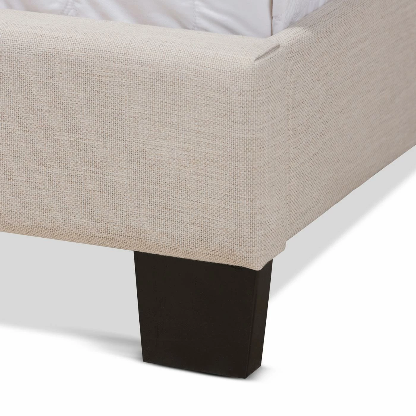 Outlet β€οΈ King Baxton Studio Lisette Upholstered Low Profile Bed π 8 Outlet β€οΈ King Baxton Studio Lisette Upholstered Low Profile Bed π - Image 6