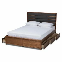 Best Sale ✔️ King Baxton Studio Elin Platform Storage Bed 💯 -Beds Shop detail3WSI4688