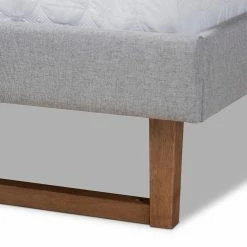 Best Pirce 🥰 King Baxton Studio Sofia Platform Bed 😉 -Beds Shop detail3WSI4989