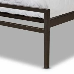 Promo 🛒 Queen Baxton Studio Jeanette Platform Bed 🥰 -Beds Shop detail3WSI5054