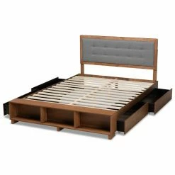 Best Pirce 🌟 Queen Baxton Studio Cosma Platform Storage Bed 🌟 -Beds Shop detail3WSI5094