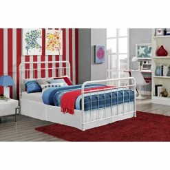 Budget ✔️ King DHP Brooklyn Panel Bed 🎉 -Beds Shop detail4AMW937