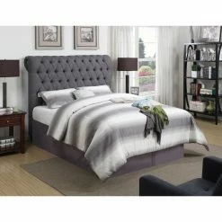 Brand new 🛒 King Coaster Furniture Devon Upholstered Bed ⌛ -Beds Shop detail4COA3585