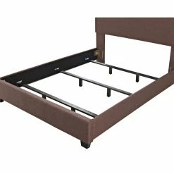 Discount 🎉 Full/Double Crosley Cassie Curved Upholstered Low Profile Bed ✔️ -Beds Shop detail4CRY919