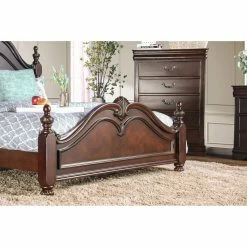 Promo 🔔 California King Furniture Of America Grand Central Poster Bed ❤️ -Beds Shop detail4ENLB1277